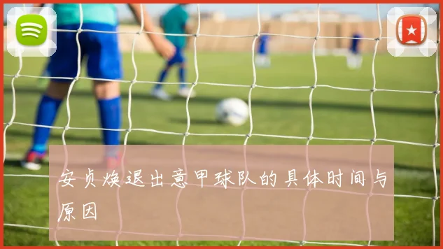 安贞焕退出意甲球队的具体时间与原因