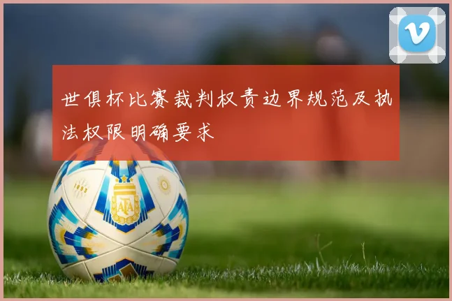 世俱杯比赛裁判权责边界规范及执法权限明确要求